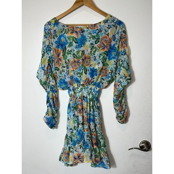 MISA Los Angeles Revolve Chiara Dress In Oasis floral| mini dress XS Womens - Picture 6 of 10